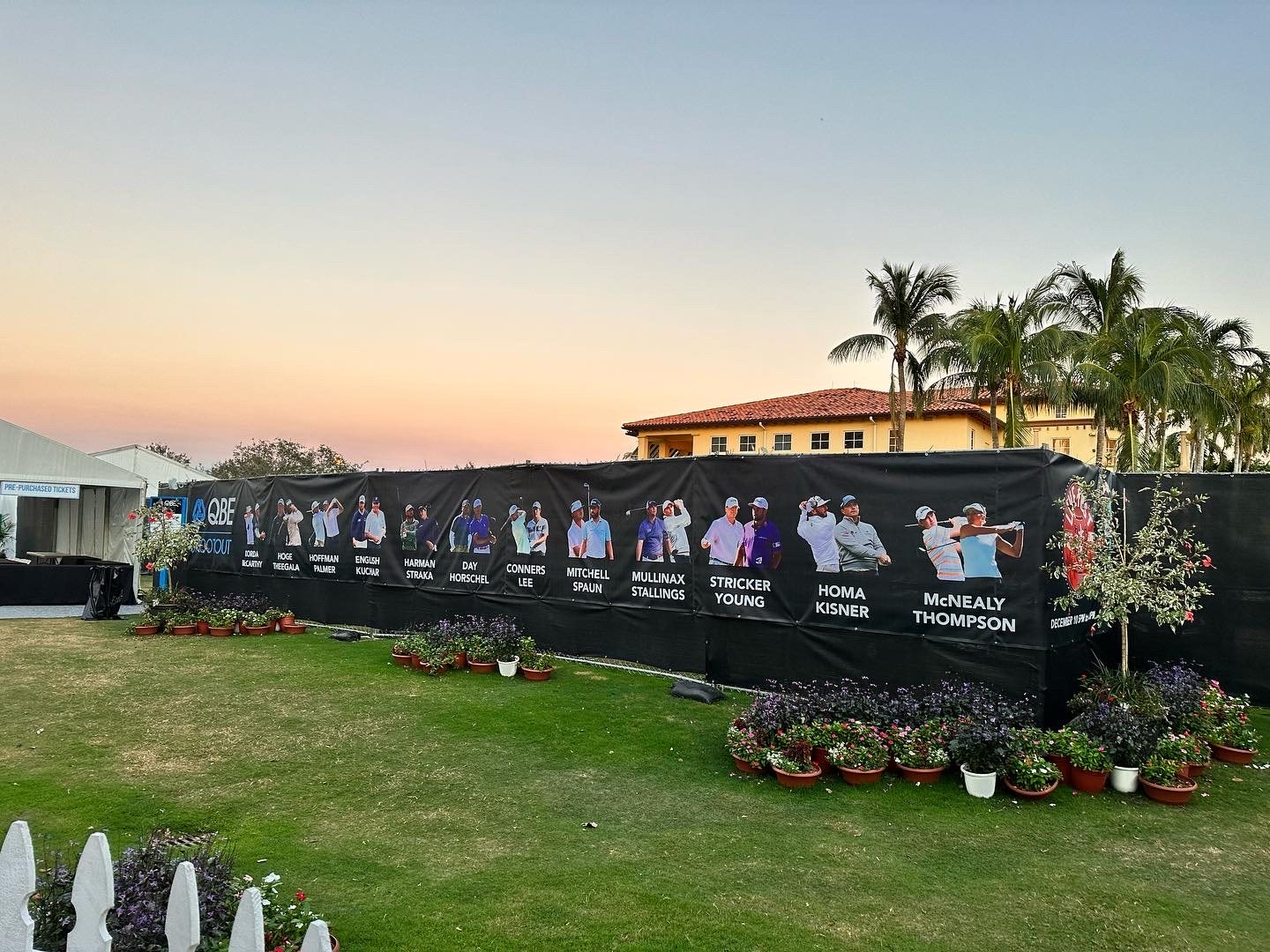 James Grande performing corporate event in Naples - QBE Shootout - Tiburon Golf Club